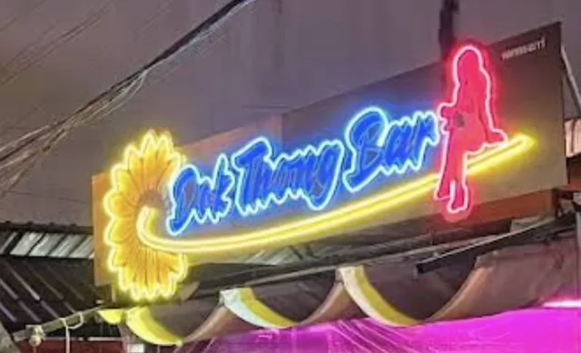 Dok Thong Bar — neon sign